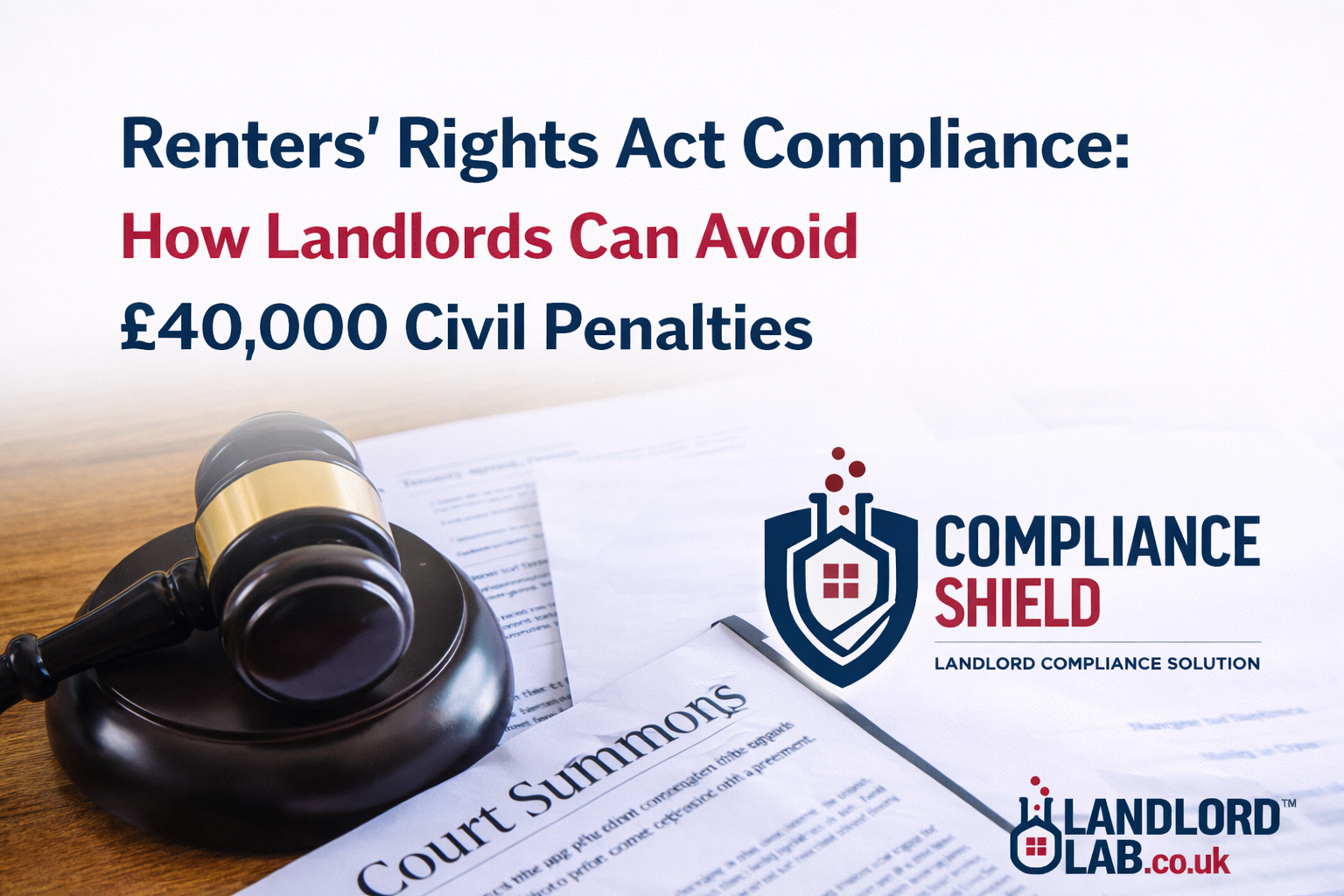 Renters’ Rights Act Compliance: How Landlords Can Avoid £40,000 Civil Penalties